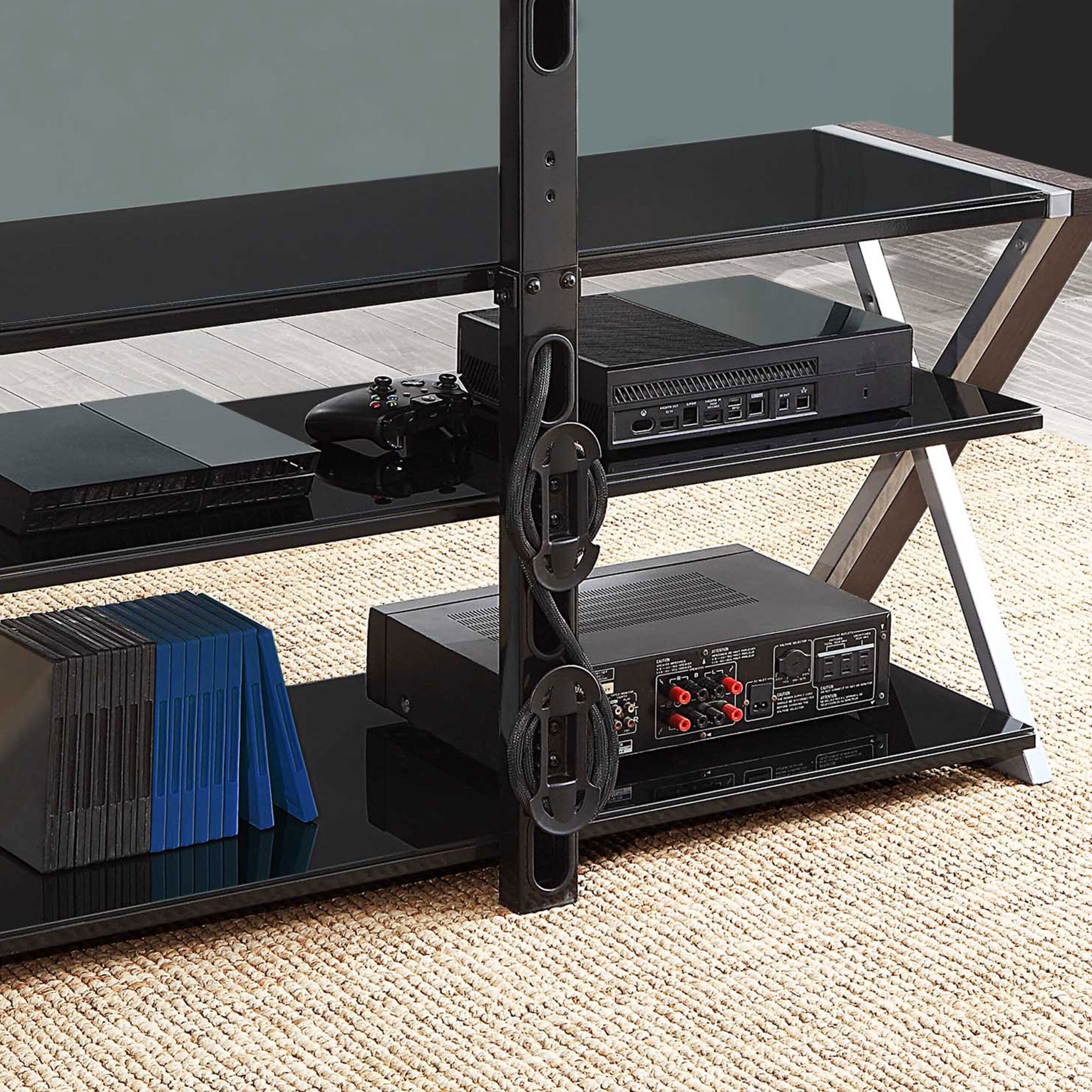 Whalen Xavier 3-in-1 Television Stand. Brown