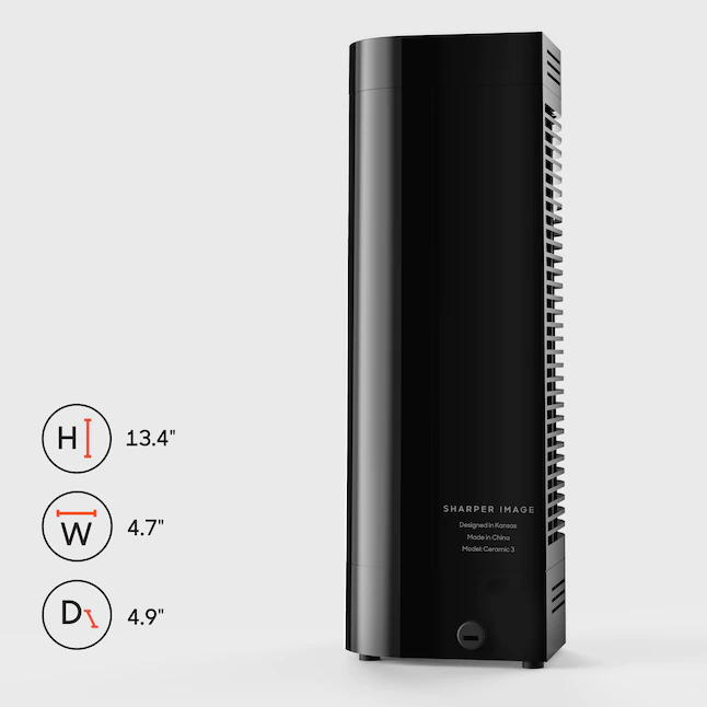 Sharper Image EH1-0145-06 1500-Watt Ceramic Tower Indoor Electric Space Heater