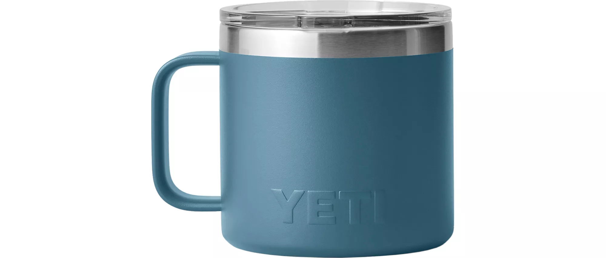 YETI 14 oz. Rambler Mug with MagSlider Lid. Nordic Blue
