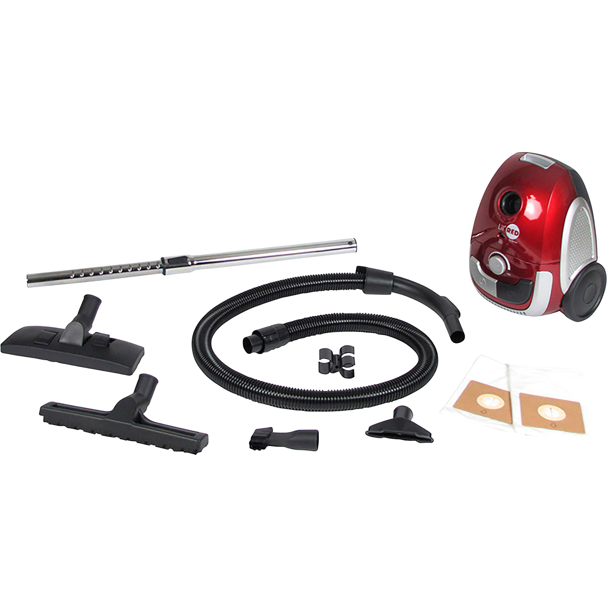 Atrix Lilhepa Canister Vacuum. Red