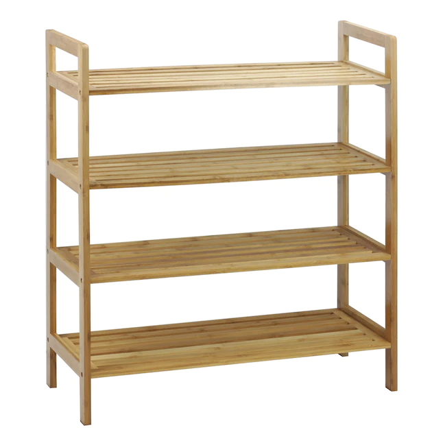 Oceanstar  4-Tier Bamboo Shoe Rack