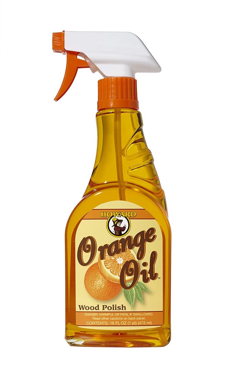 Howard Products ORS016 Orange Oil Wood Polish. 16 oz