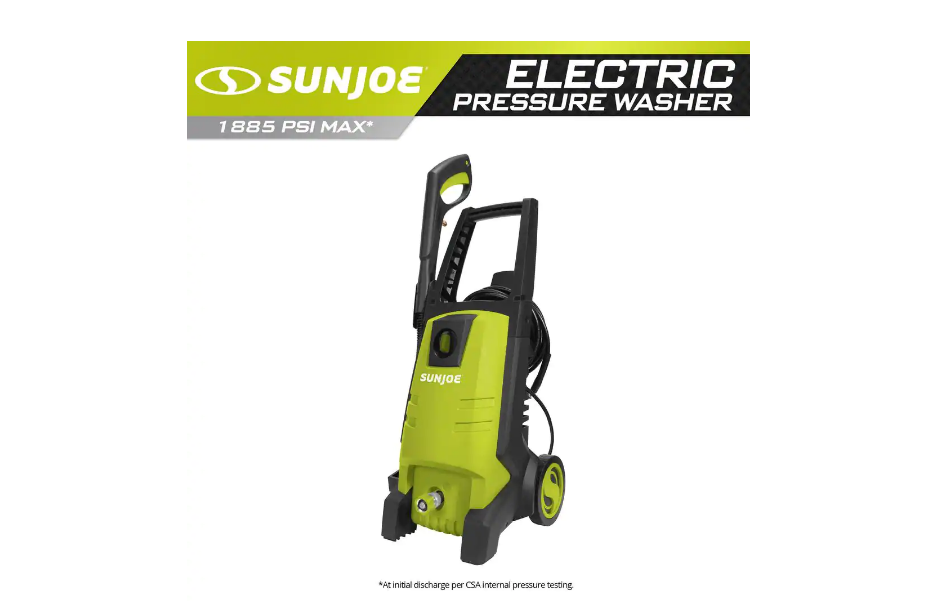 Sun Joe SPX2500 1885 PSI 1.59 GPM 13 Amp Electric Pressure Washer