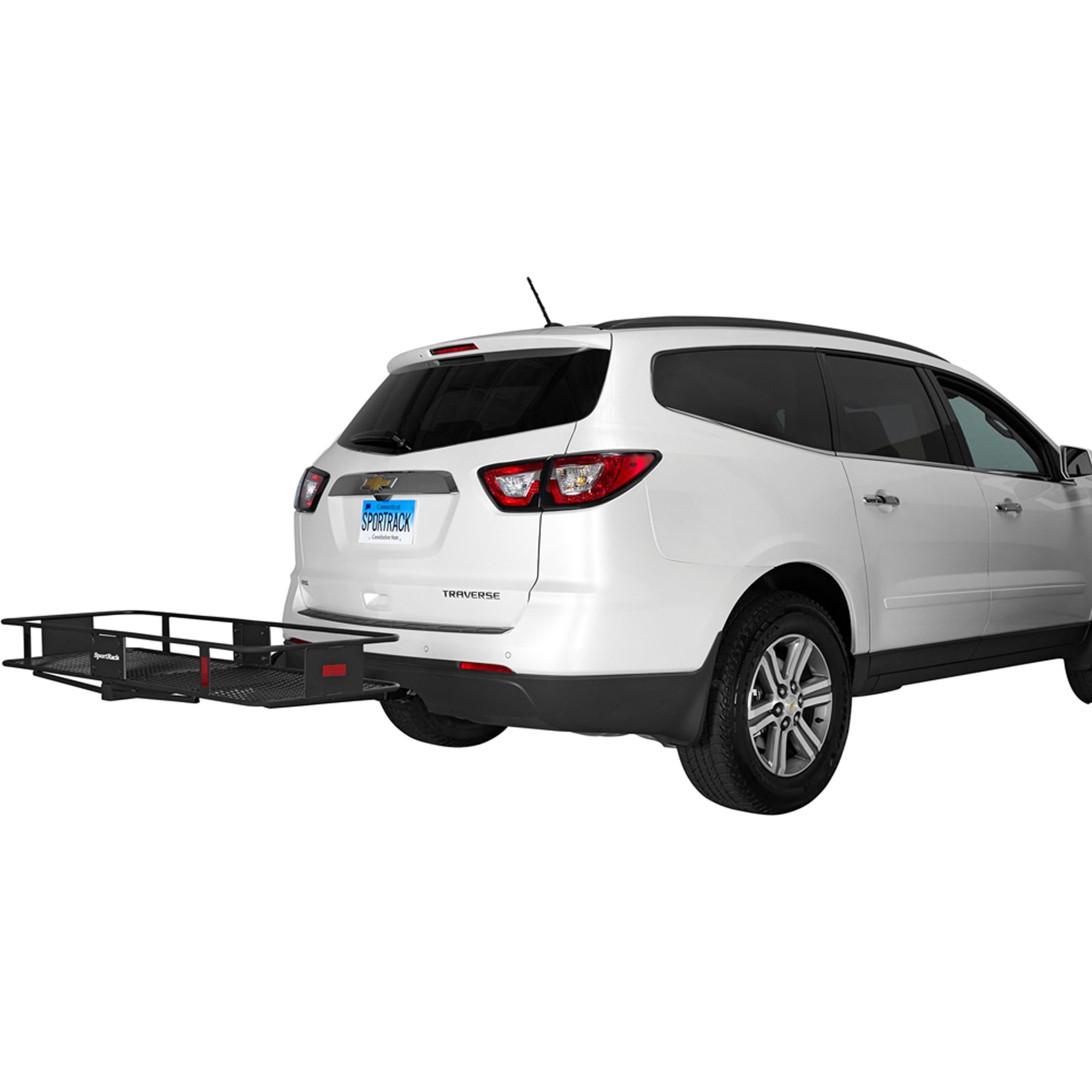 Sport Rack SR9851 Vista Folding Hitch Basket. Black