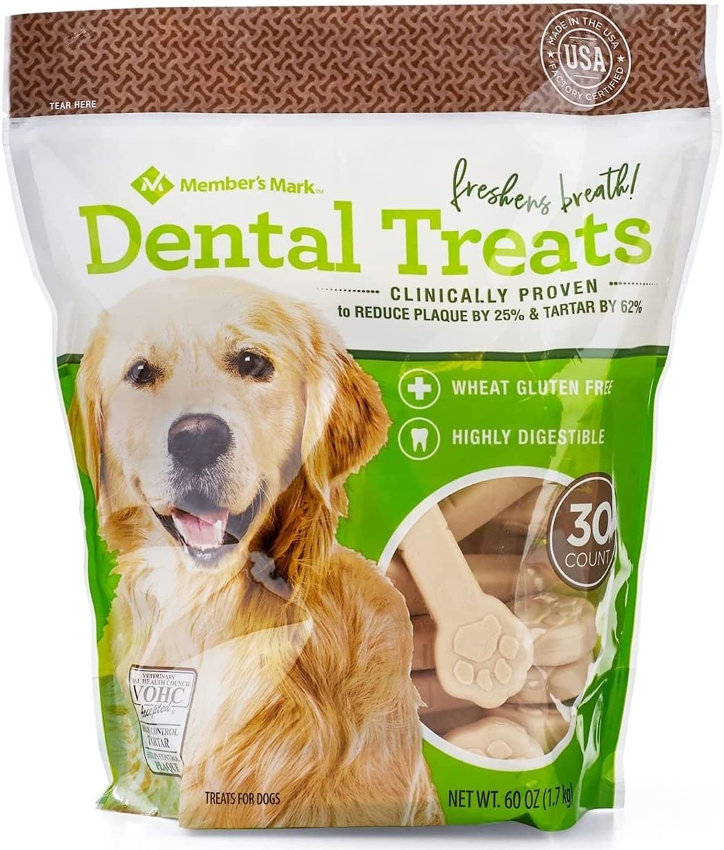 Member-s Mark Dental Chew Treats for Dogs (30 ct.)