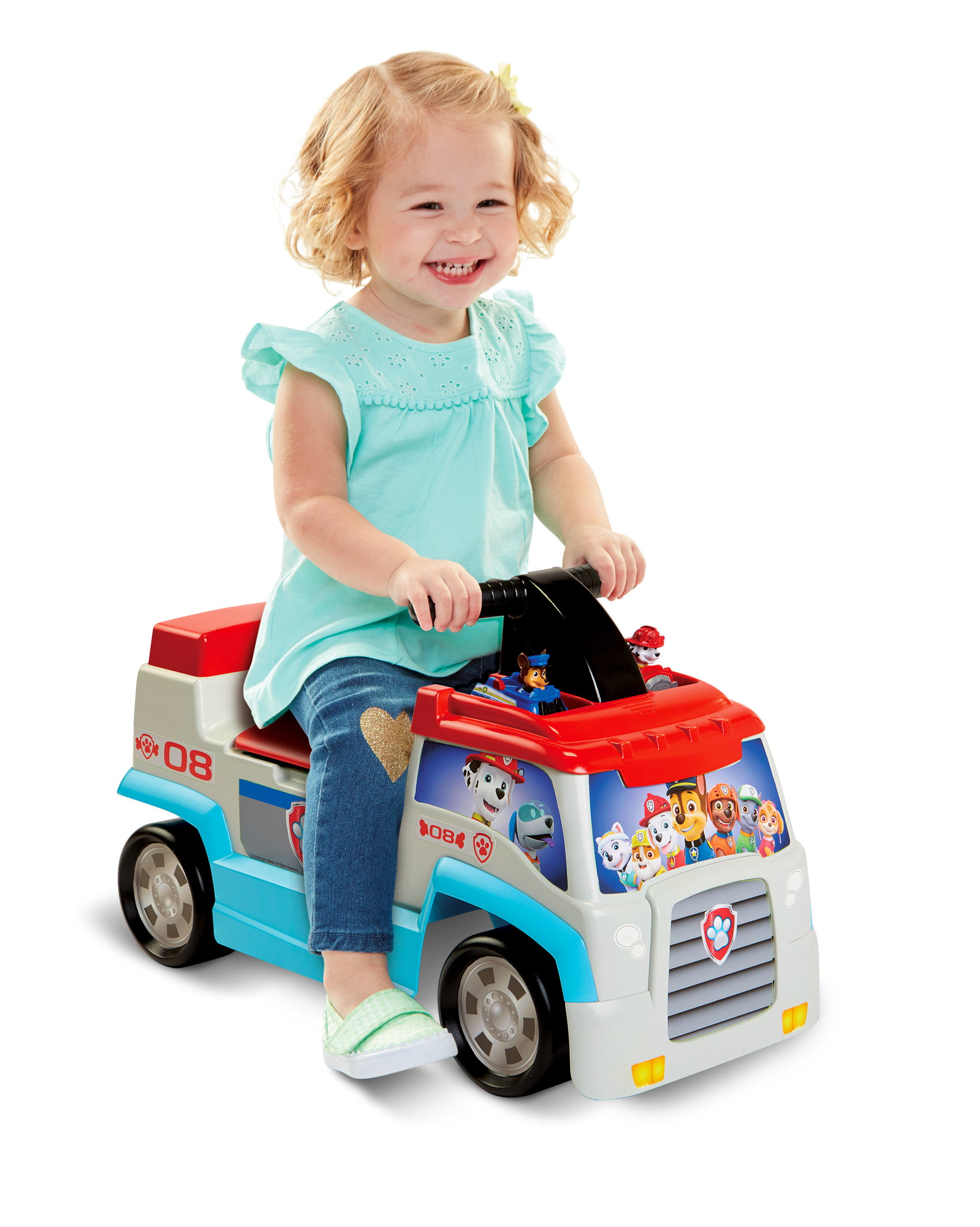 PAW Patrol Patroller Ride-On Includes Chase and Marshall Mini Vehicles