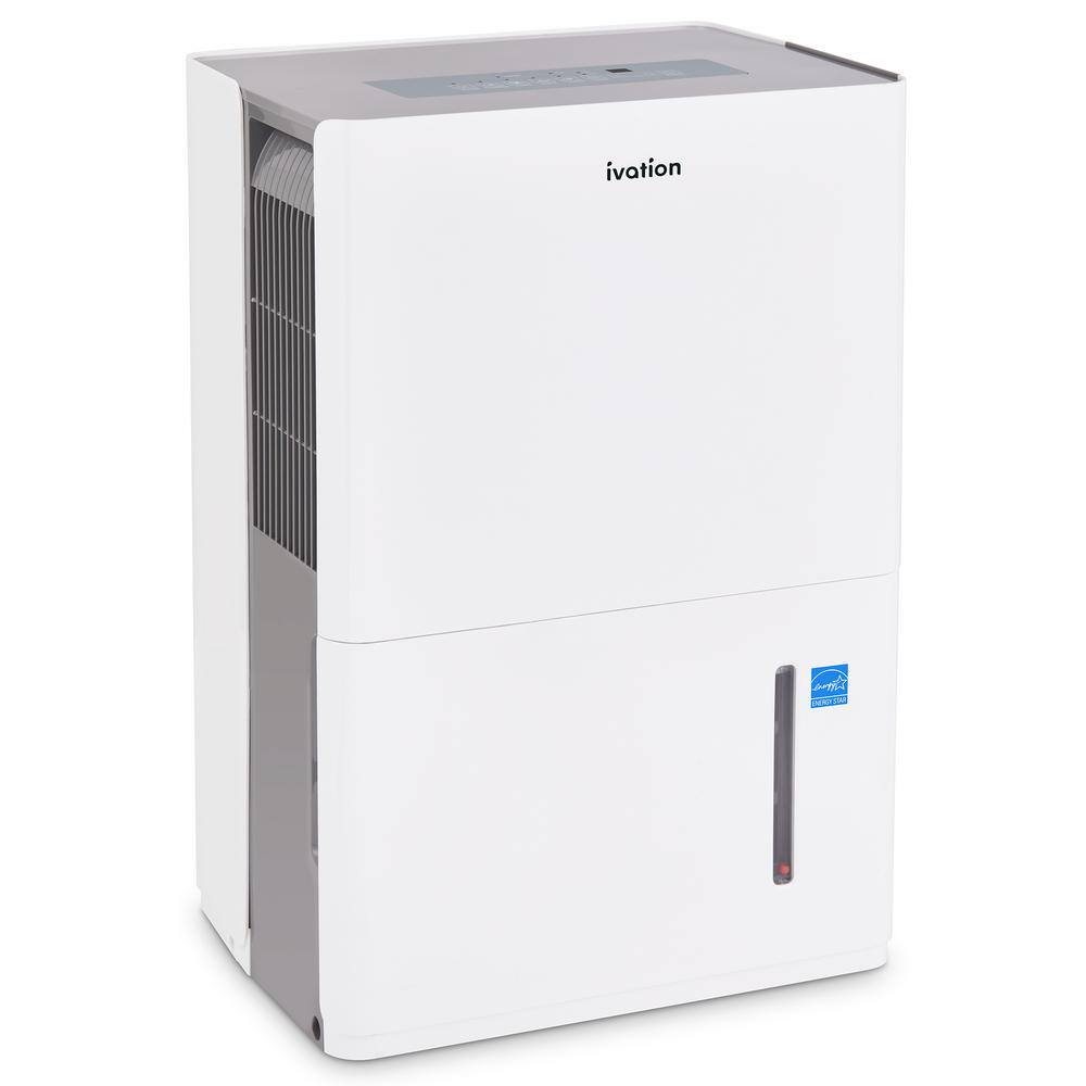 Ivation IVAMDH50P 50 Pint Energy Star Dehumidifier with Pump and Continuous Drain Hose