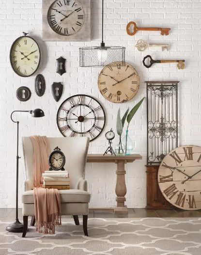 Infinity Instruments Metal Fusion 28 in. H x 28 in. W Round Wall Clock