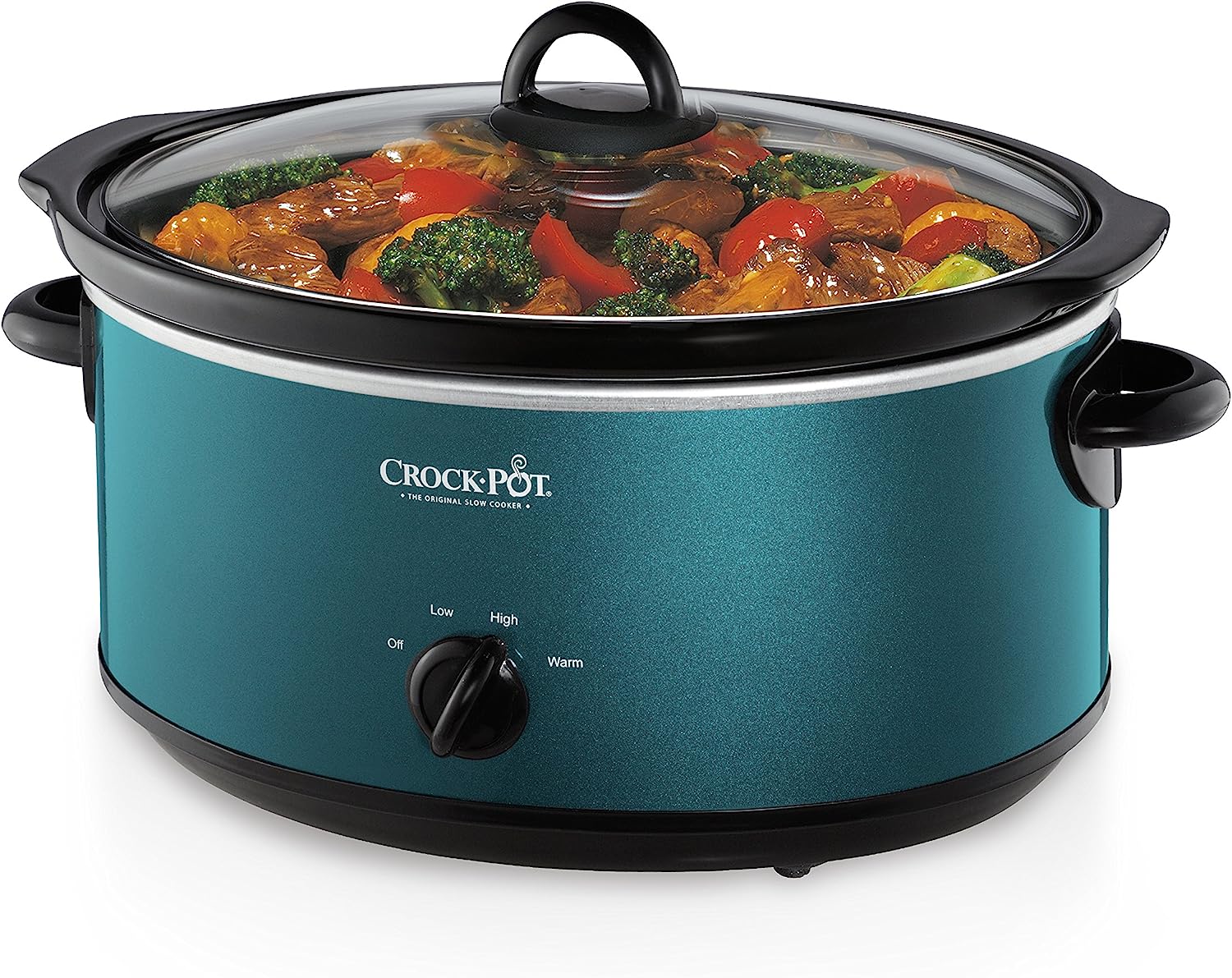 Crock-Pot Design to Shine 7 Quart Slow Cooker and Food Warmer. Turquoise (SCV700-KT)