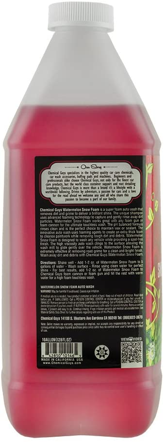 Chemical Guys CWS208 Watermelon Snow Foam Car Wash Soap. Car Polishes