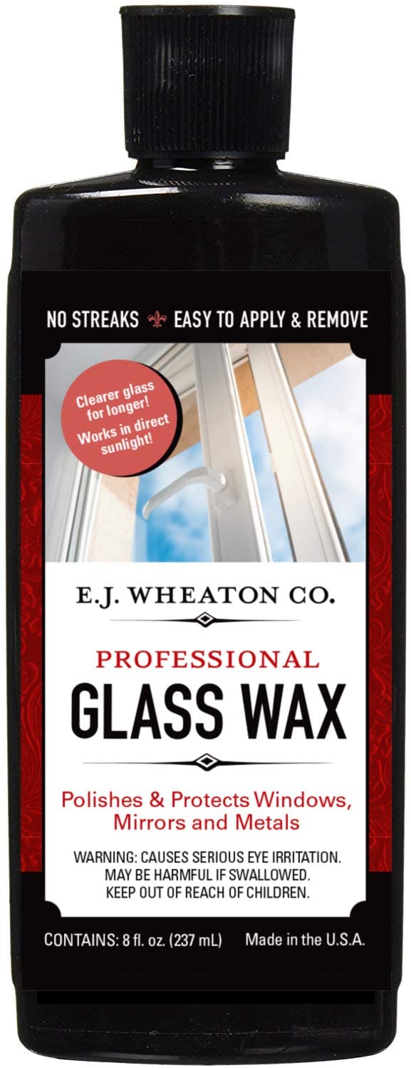 E.J. Wheaton Glass Wax. Polishes and Protects Windows. Mirrors and Metal Surfaces