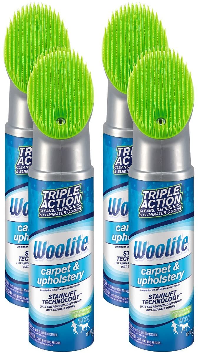 Woolite Carpet and Upholstery Cleaner Stain Remover. 4 pack. 12 Oz each