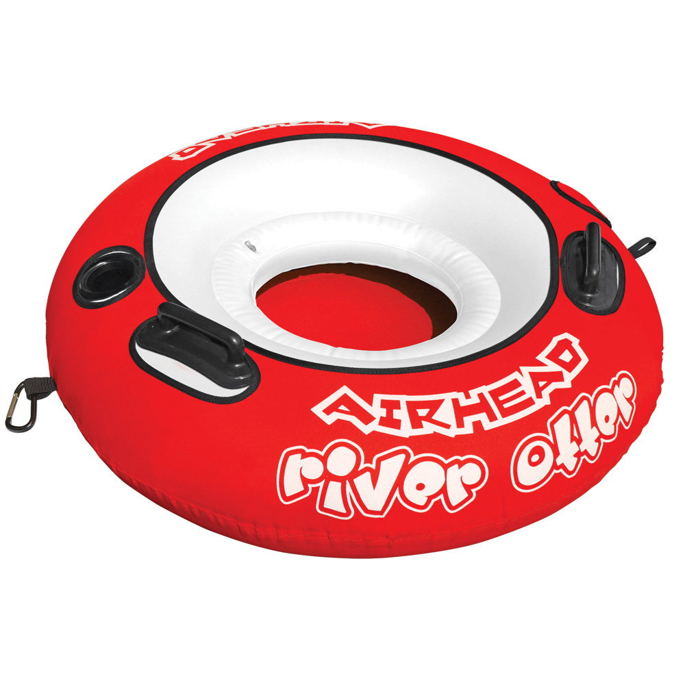 Airhead River Otter Single Rider Inflatable Float Lounge Lake Pool Tube