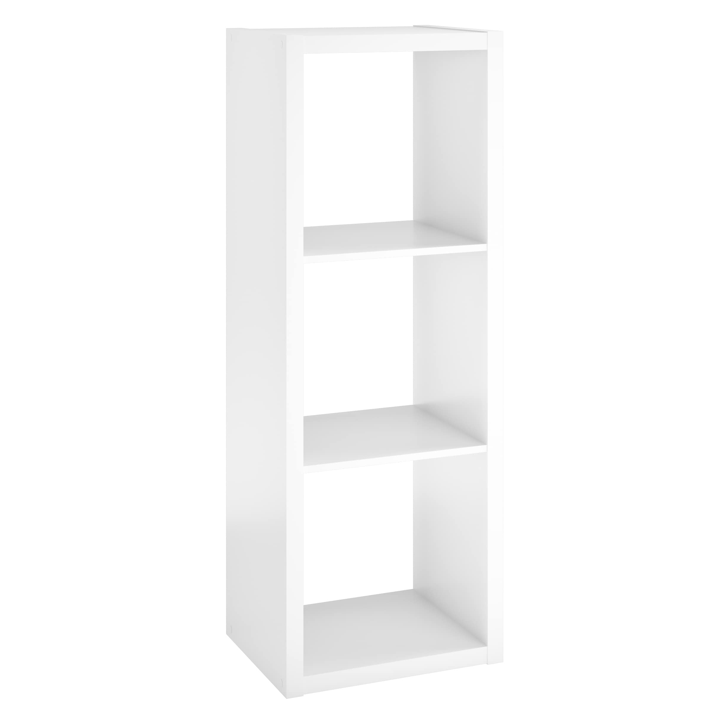 ClosetMaid 43.98-in H x 15.87-in W x 13.5-in D White Wood Laminate 3 Cube Organizer