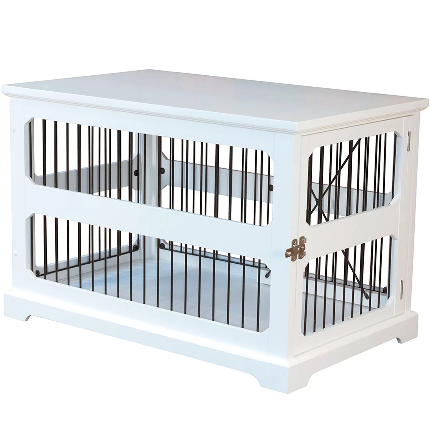 Zoovilla Medium Slide Aside Crate and End Table. White