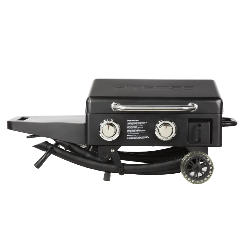 PIT BOSS PB2BSPS Gas Griddle. 2 Burner with Folding Legs. Black