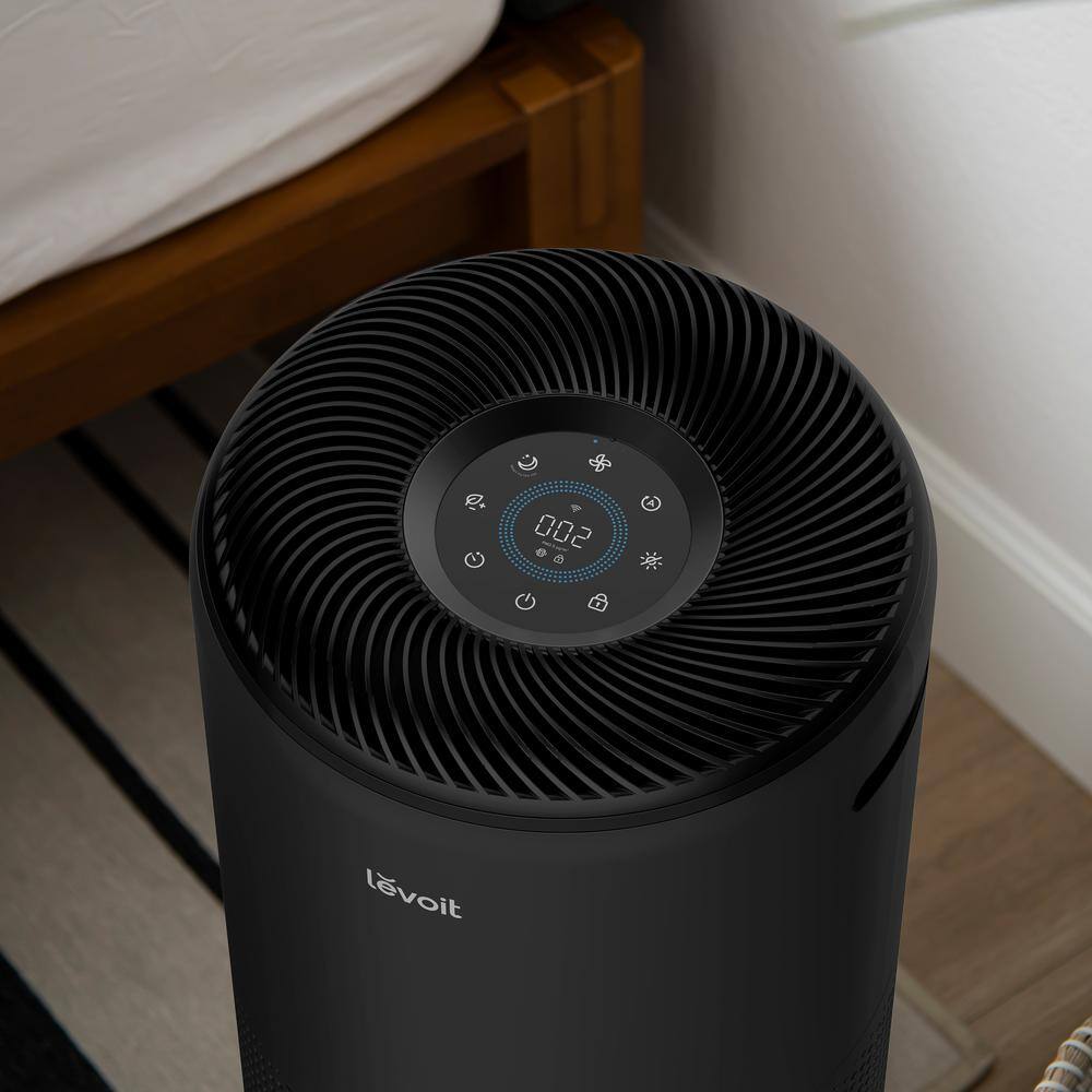 LEVOIT HEAPAPLVSUS0111Y PlasmaPro 400S Smart 403 sq.ft. True HEPA Air Purifier in Black