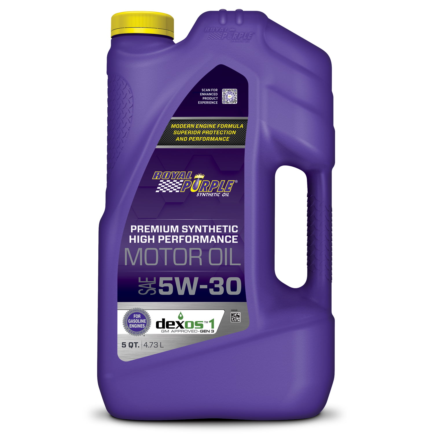Royal Purple High Performance Motor Oil 5W-30 Premium Synthetic Motor Oil. 5 Quarts