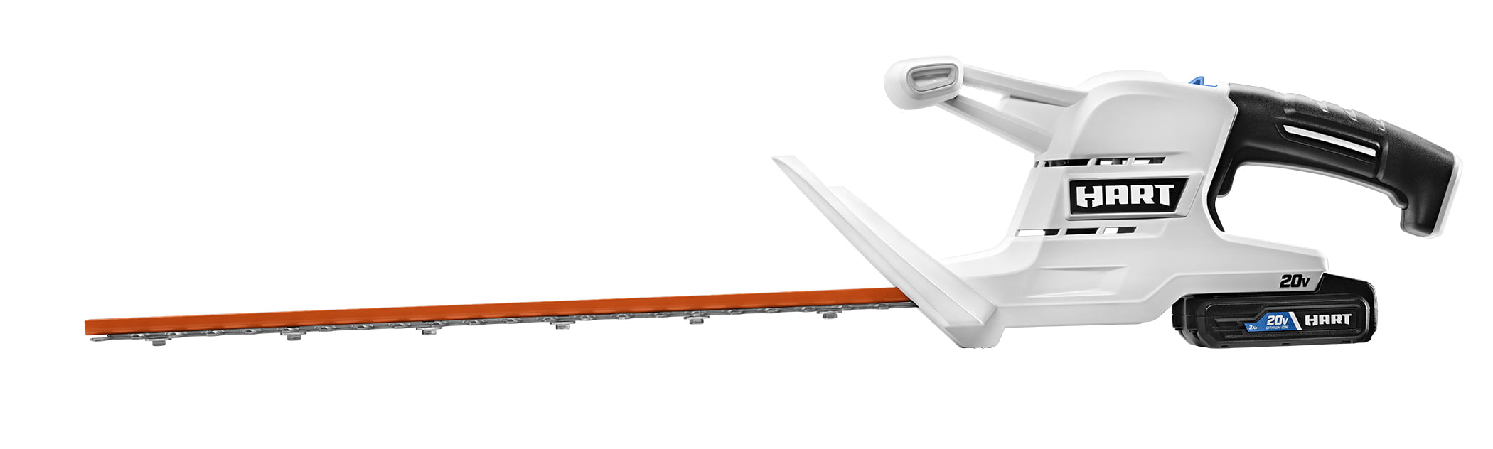 HART 20-Volt Cordless 18-Inch Hedge Trimmer Kit. (1) 2.0Ah Lithium-Ion Battery