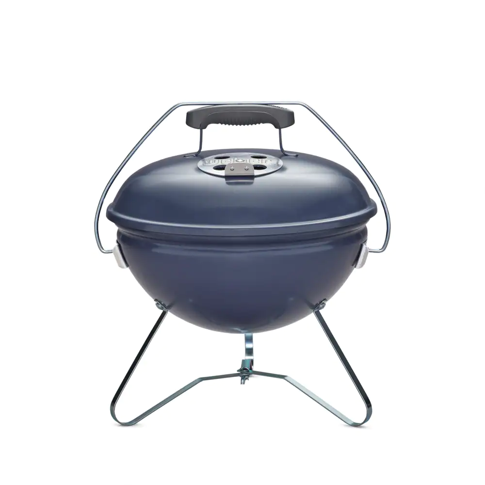 Weber 1126801 Smokey Joe Premium 14-in W Slate Blue Kettle Charcoal Grill