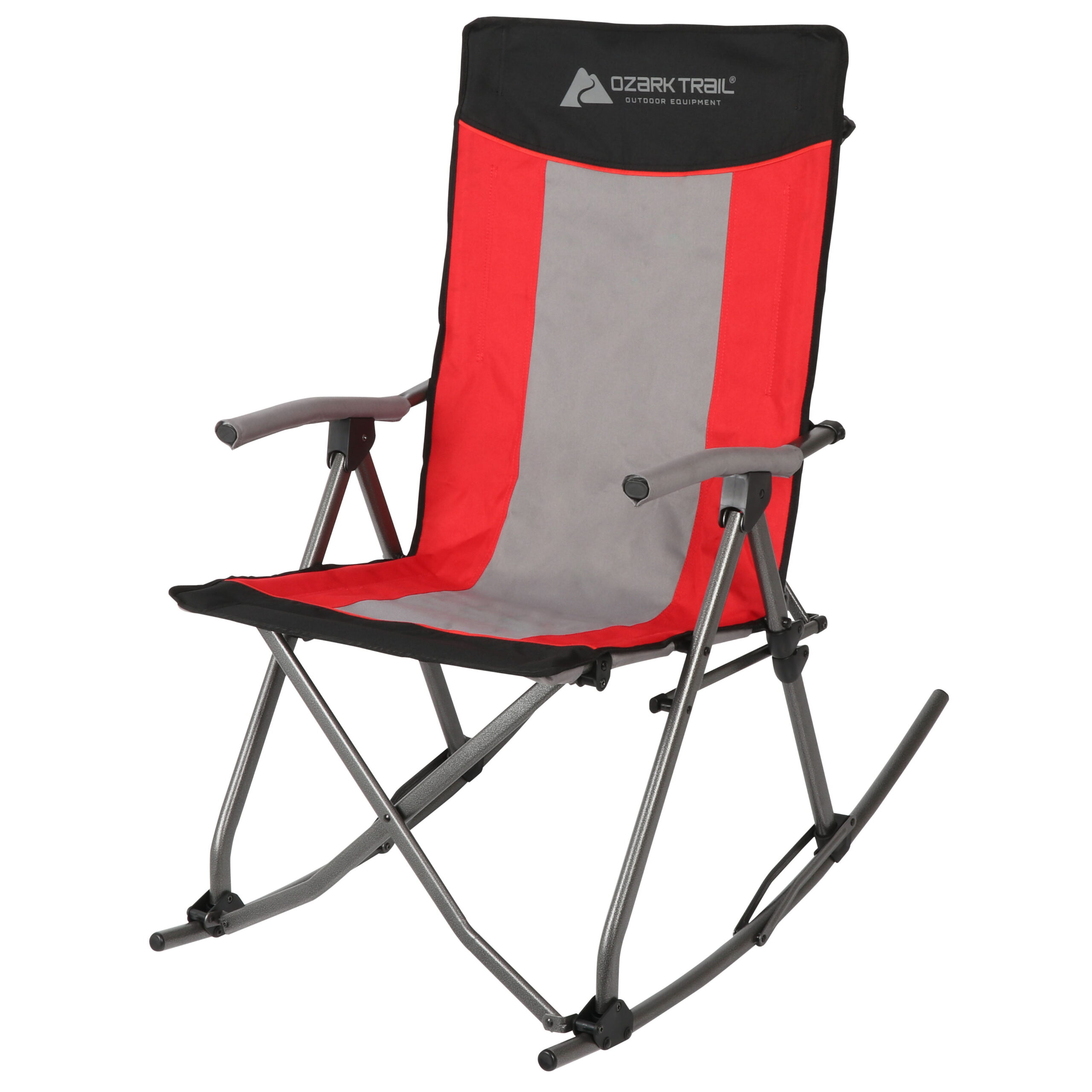Ozark Trail Camping Rocking Chair. Red