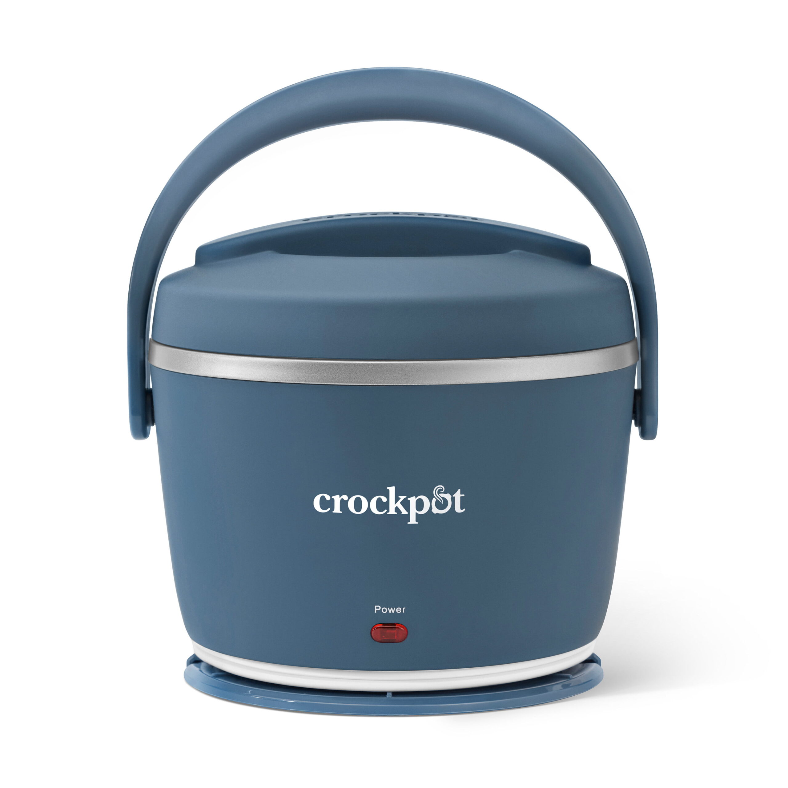 Crockpot Electric Lunch Box. Portable Food Warmer. 20-Ounce. Faded Blue