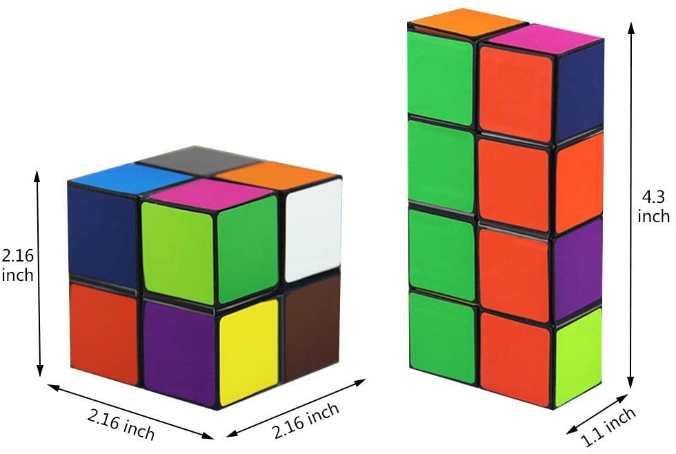 Euclidean Cube Star Cube Magic Cube Set. Transforming Magic Puzzle Cubes