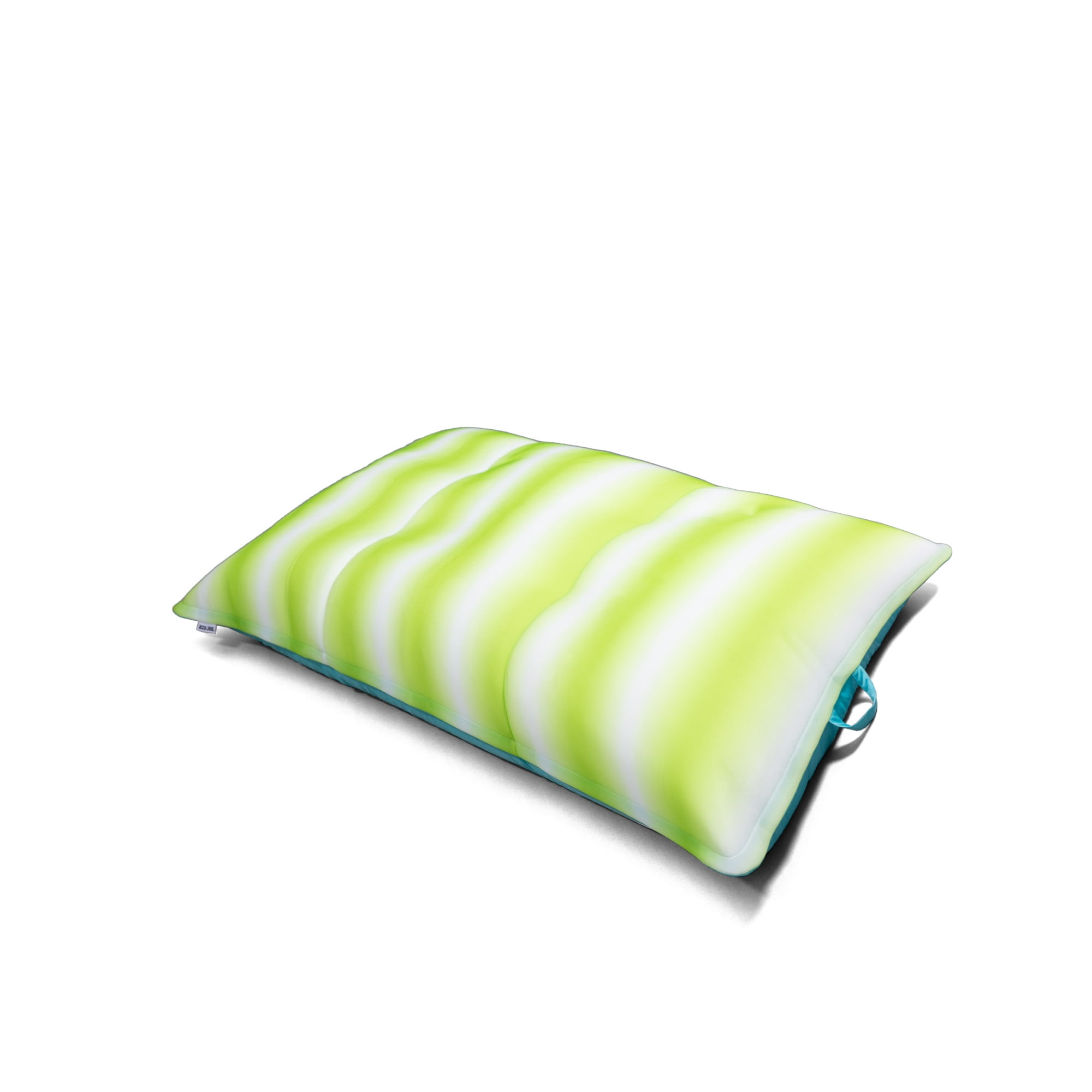 Big Joe Lagoon Lounger No Inflation Needed Pool Float. Rolling Wave Lime Double Sided Mesh. Quick Draining Fabric. 5 feet Giant