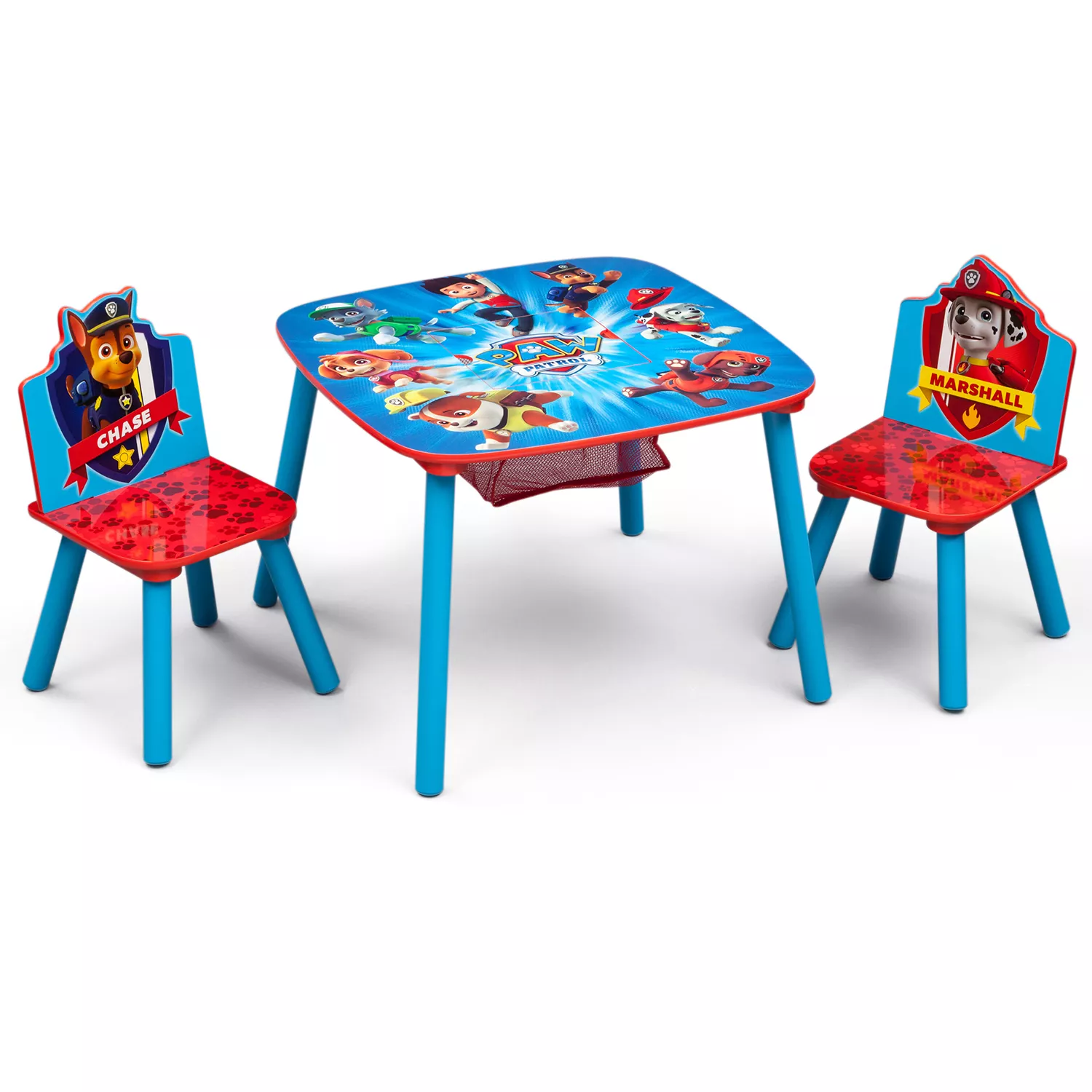 Delta Children Kids Table and Chair Set With Storage (2 Chairs Included) - Ideal for Arts & Crafts. Snack Time. Homeschooling. Homework & More. Nick Jr. PAW Patrol