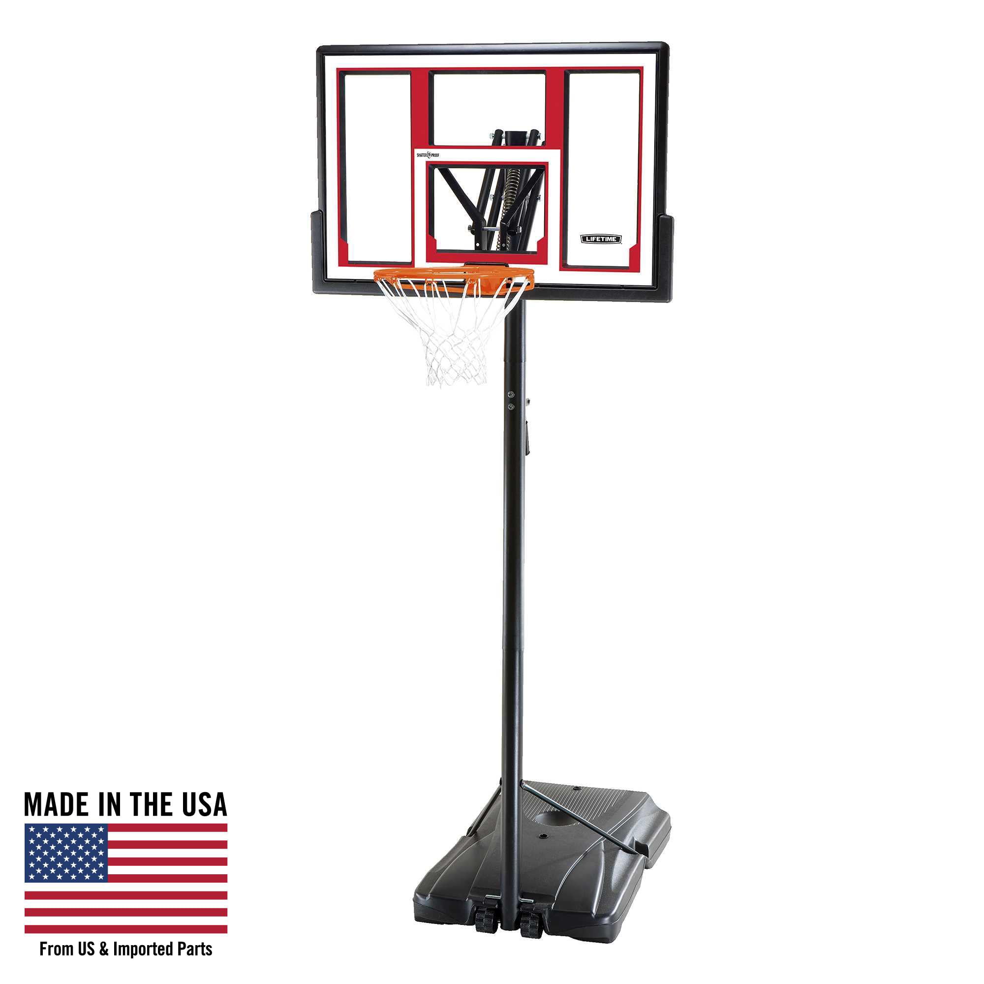 Lifetime 48″ Adjustable Portable Basketball Hoop. 90491