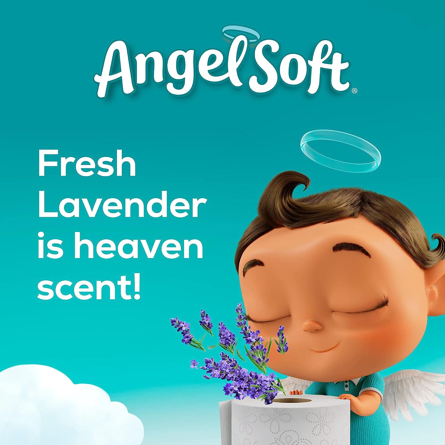 Angel Soft Toilet Paper with Fresh Lavender Scent. 48 Mega Rolls = 192 Regular Rolls. 2-Ply Bath Tissue