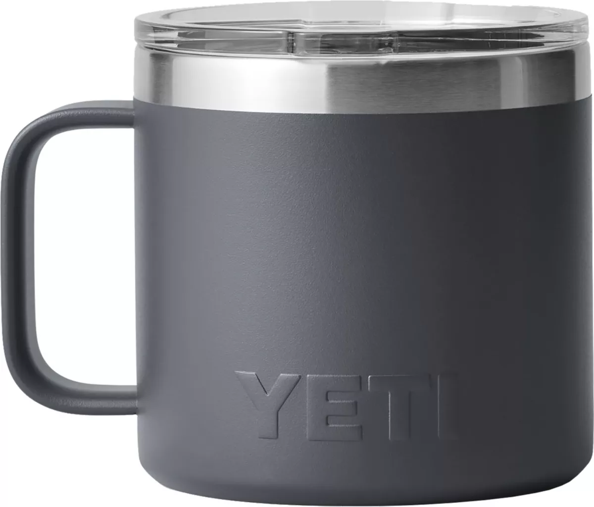 YETI 14 oz. Rambler Mug with MagSlider Lid. Charcoal
