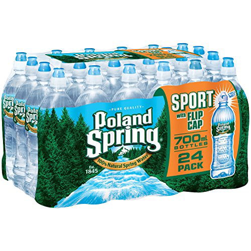 Poland Spring 100% Natural Spring Water (700 ml bottles. 24 pk.)