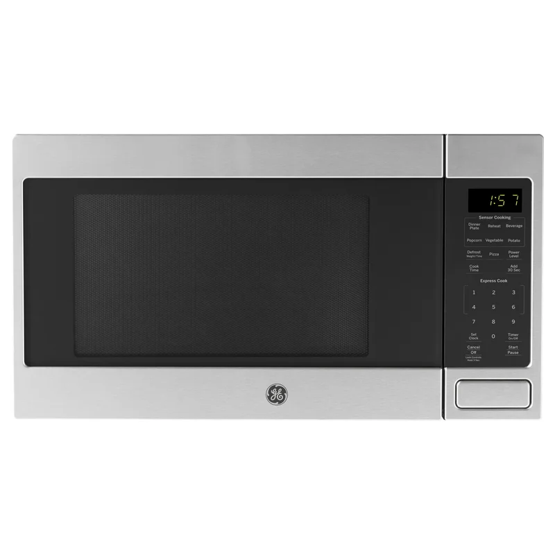 GE JES1657SMSS 1.6 cu. ft. Countertop Microwave in Stainless Steel with Sensor Cooking
