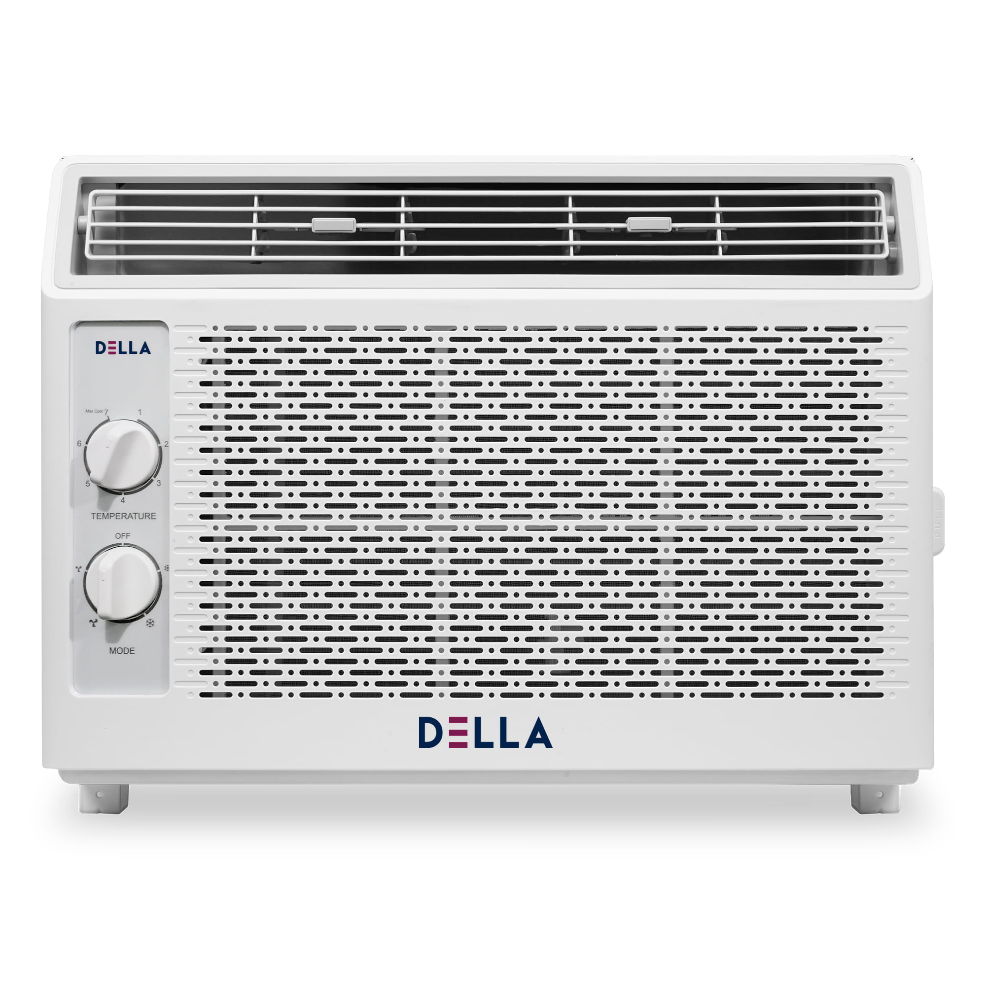 DELLA 5000 BTU 115V/60Hz Energy Saving Window Air Conditioner. Whisper Quiet AC Unit with Easy to Use Mechanical Control and Reusable Filter. Cools Up to 150 Square Feet