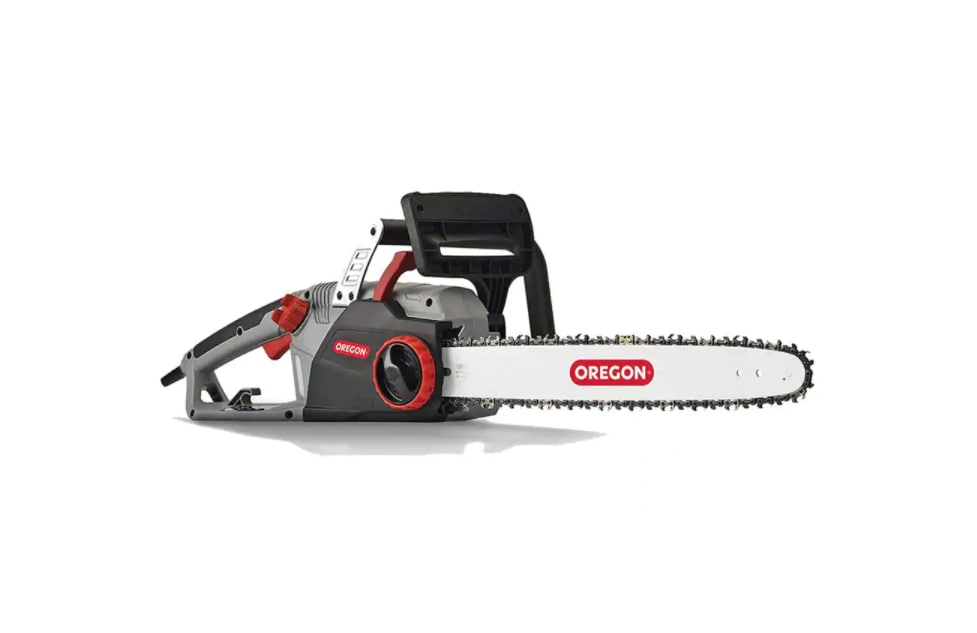 Oregon CS1500 Self-Sharpening 15 Amp Corded Electric Chainsaw. 18 in. Bar. Equipped with PowerSharp Saw Chain