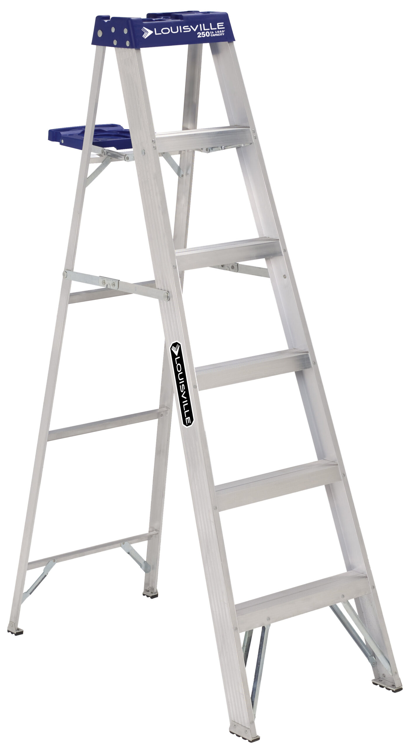 Louisville Ladder. 6 Ft. Aluminum Step Ladder. Type I. 250 Lb Load Capacity. As2106