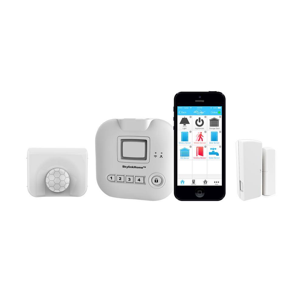 SkyLink SK-150 Wireless Alarm. Security System Started Kit - Echo Alexa and IFTTT compatible