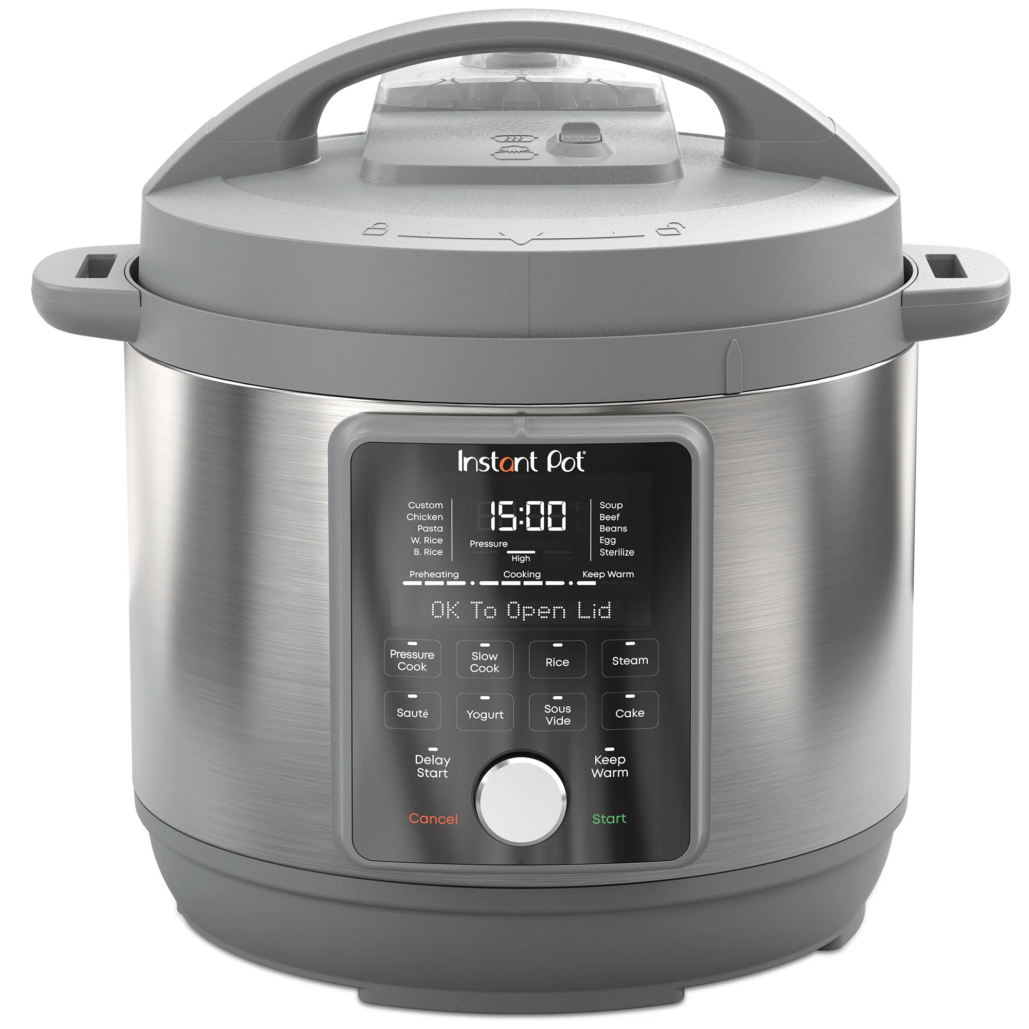 Instant Pot 113-0058-01 Duo Plus 8-Quart Whisper Quiet 9-in-1 Electric Pressure Cooker. Slow Cooker. Rice Cooker. Steamer. Sauté. Yogurt Maker. Warmer & Sterilizer. App With Over 800 Recipes. Stainless Steel