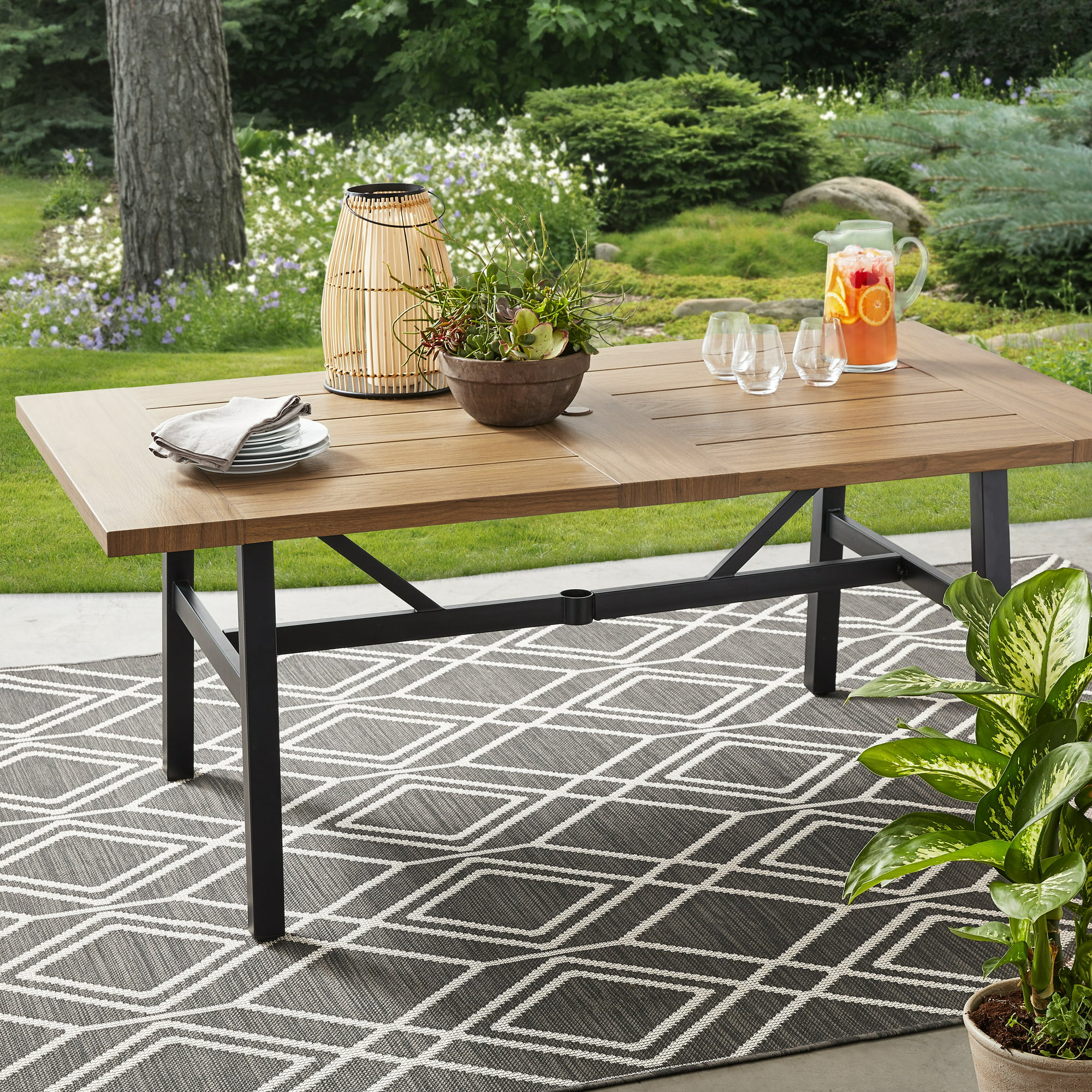 Better Homes & Gardens Kennedy Pointe Rectangular Outdoor Dining Table. 70″ x 39″