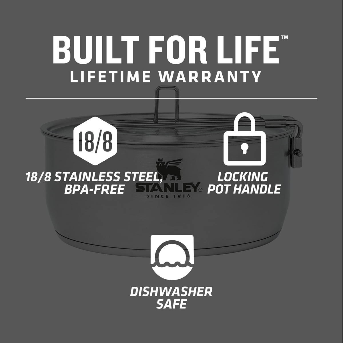 Stanley The Adventure Even Heat Essential Pot Set