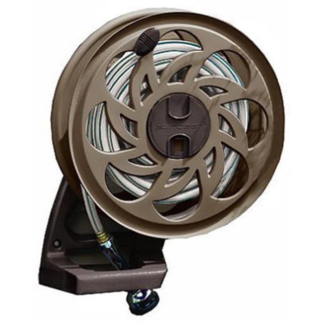 Suncast CPLSTA125B 125′ Wall-Mounted Side Tracker Garden Hose Reel for 5/8″ Hose