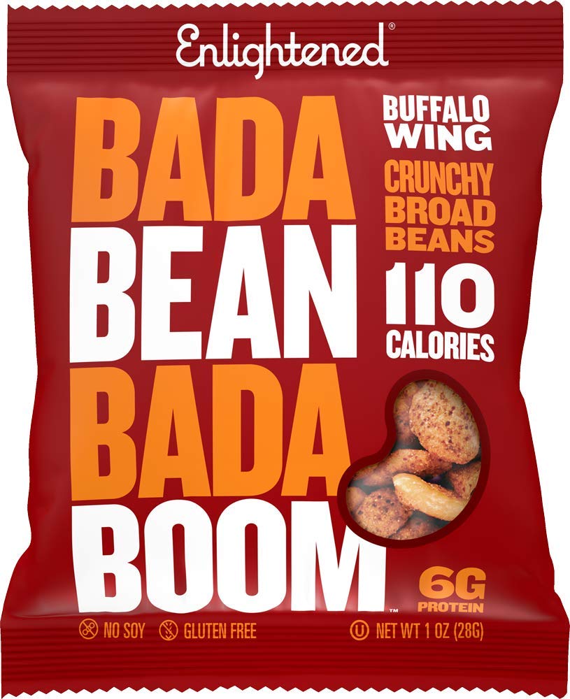 Enlightened Bada Bean Bada Boom. Bean Snacks. Buffalo Wing. 1 oz. 24 Pack