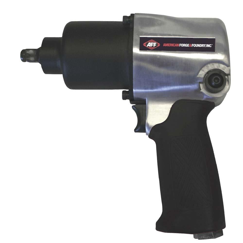 American Forge & Foundry 1/2 In. Square Drive Air Pneumatic Impact Wrench. 7.000 RPM. 7 In. OAL