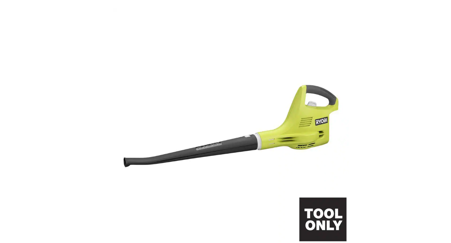 RYOBI P2105 ONE+ 120 MPH 18V Lithium-Ion Cordless Battery Hard Surface Leaf Blower/Sweeper (Tool Only)