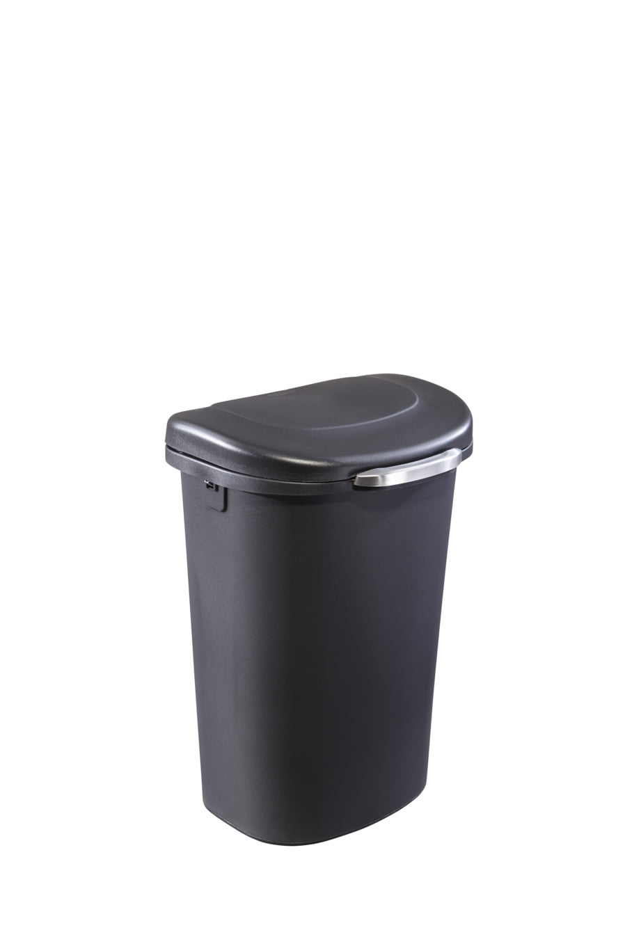 Rubbermaid 13 gal Premium Touch Top Plastic Kitchen Trash Can. Black