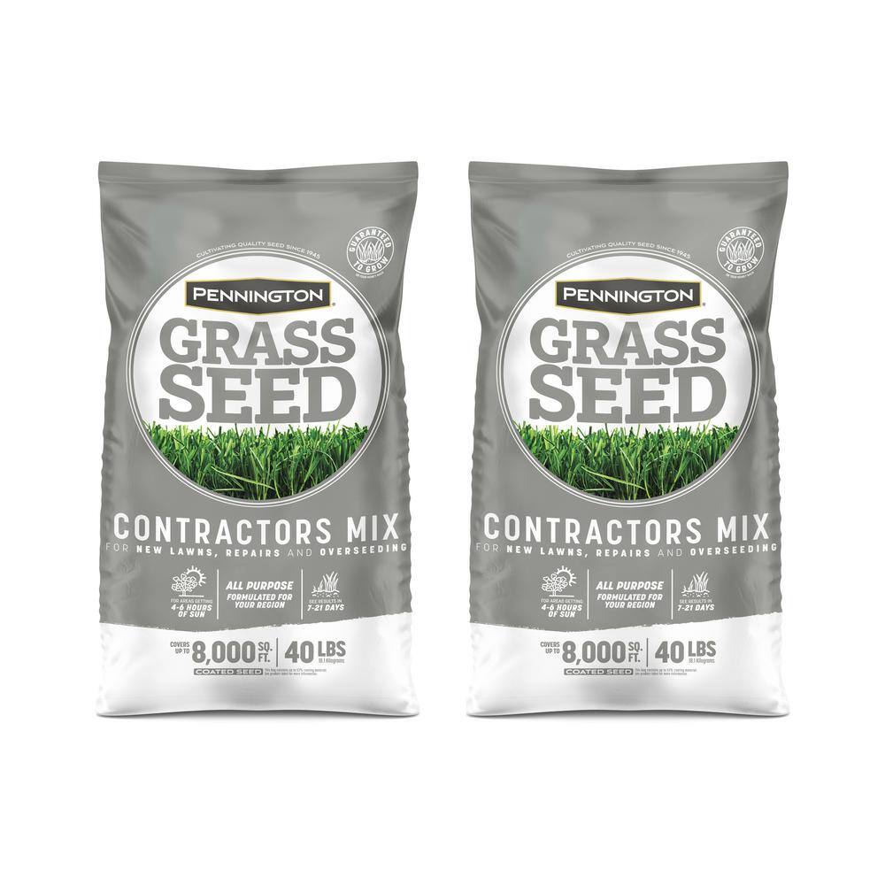 Pennington 100520262 40 lbs. Central Contractors Seed Mix (2-Pack)