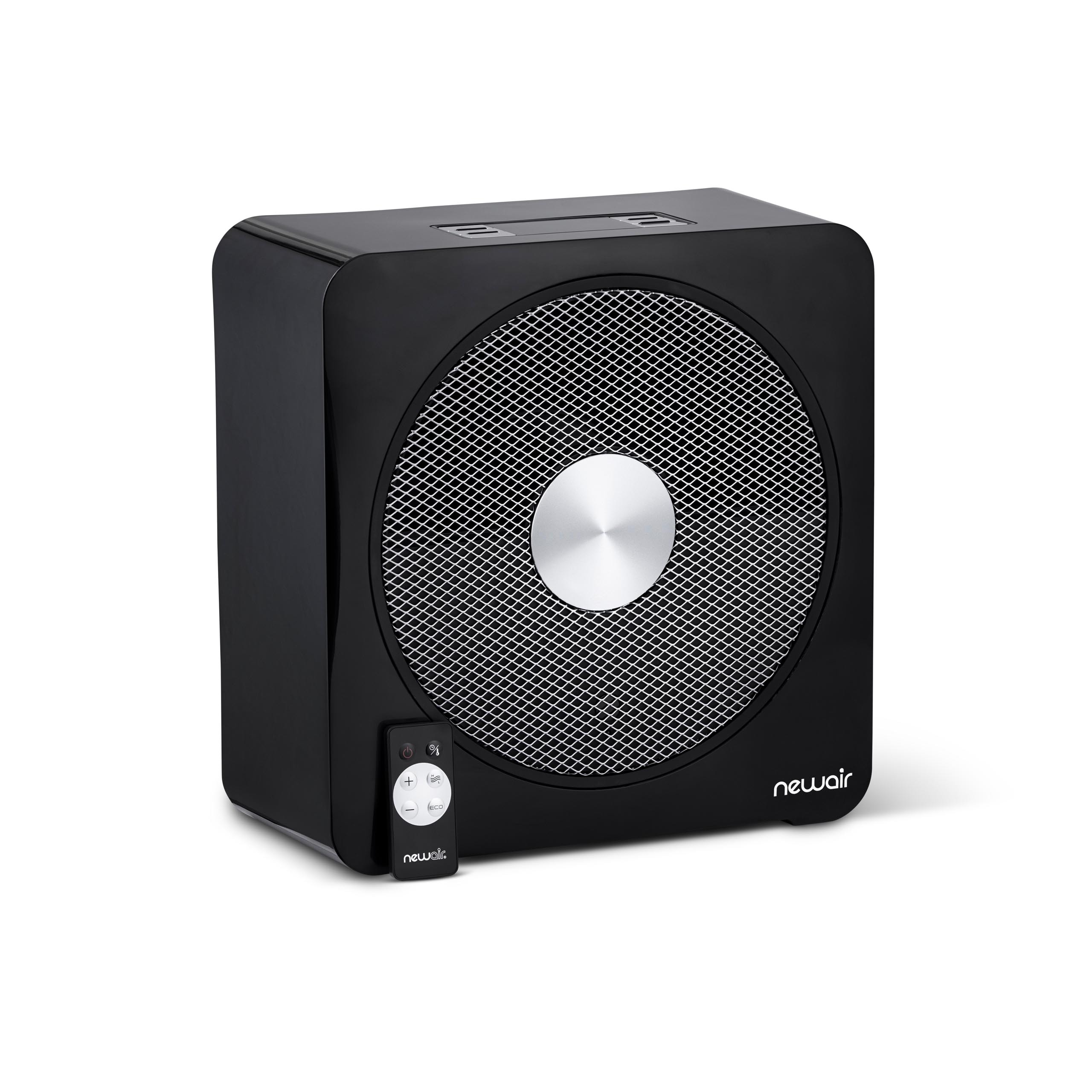 NewAir QUIETHEAT15B 1500-Watt Ceramic Cabinet Indoor Electric Space Heater with Thermostat and Remote Included