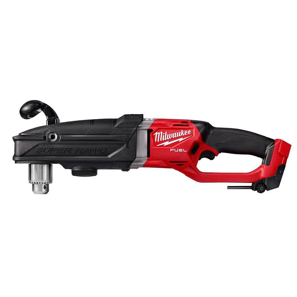 Milwaukee 2809-20 M18 FUEL 18V Lithium-Ion Brushless Cordless GEN 2 SUPER HAWG 1/2 in. Right Angle Drill (Tool-Only)