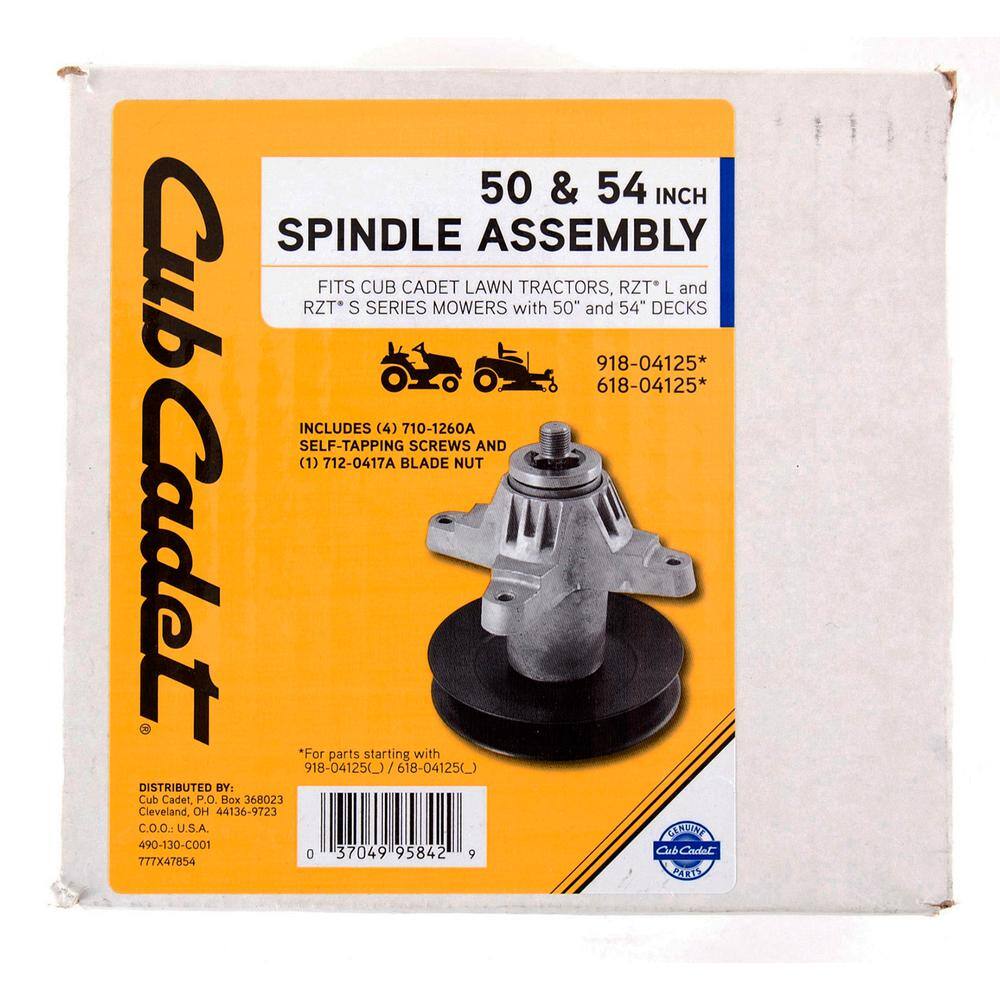 Cub Cadet 490-130-C001 Original Equipment Spindle Assembly